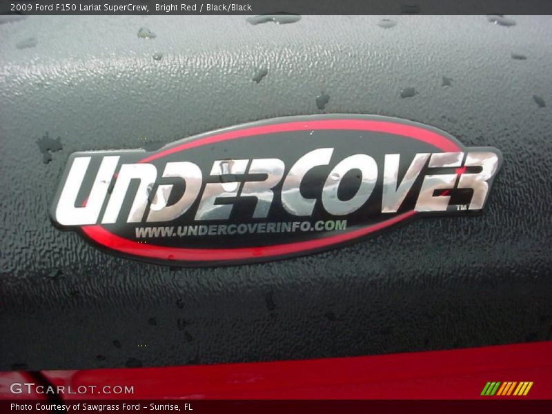 Bright Red / Black/Black 2009 Ford F150 Lariat SuperCrew