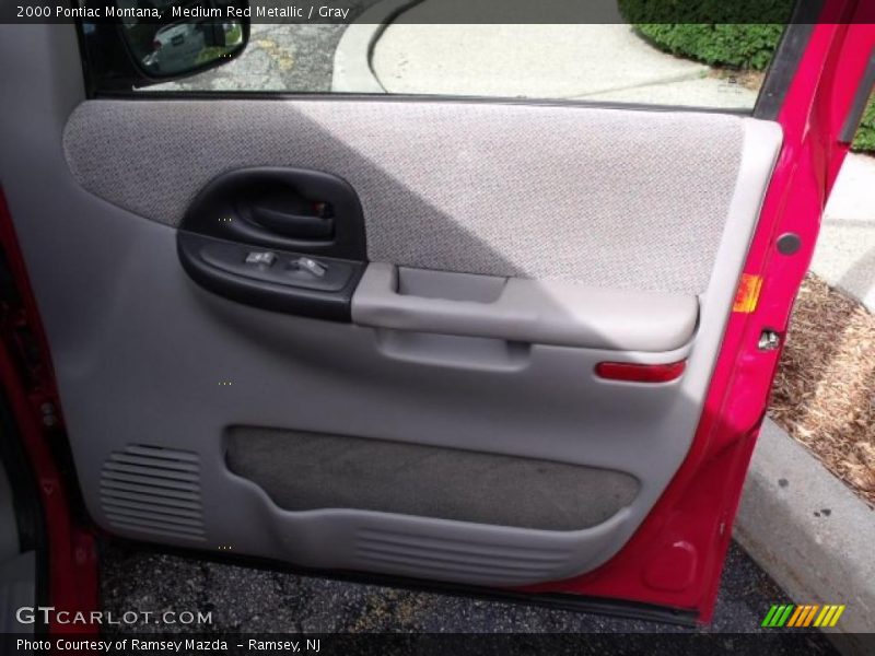 Medium Red Metallic / Gray 2000 Pontiac Montana