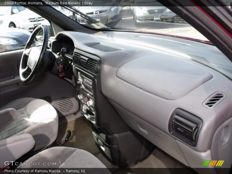 Medium Red Metallic / Gray 2000 Pontiac Montana
