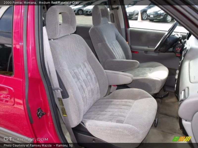 Medium Red Metallic / Gray 2000 Pontiac Montana