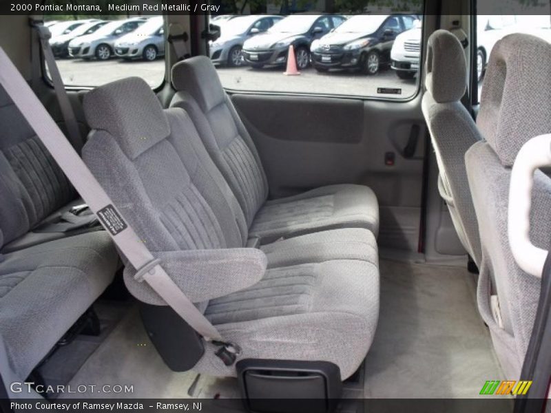 Medium Red Metallic / Gray 2000 Pontiac Montana
