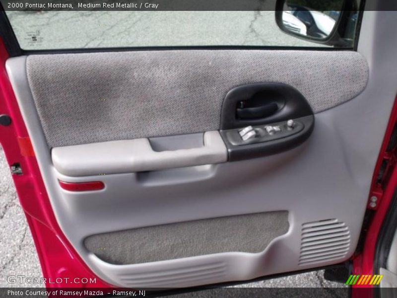 Medium Red Metallic / Gray 2000 Pontiac Montana