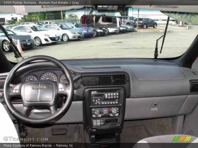 Medium Red Metallic / Gray 2000 Pontiac Montana