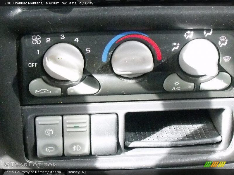 Medium Red Metallic / Gray 2000 Pontiac Montana