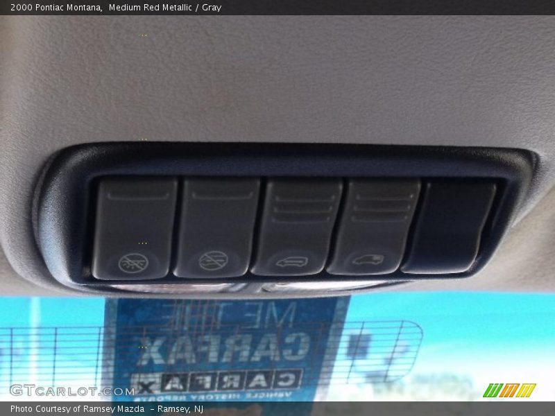 Medium Red Metallic / Gray 2000 Pontiac Montana