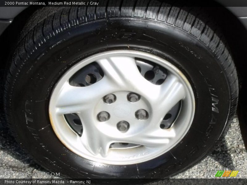 Medium Red Metallic / Gray 2000 Pontiac Montana