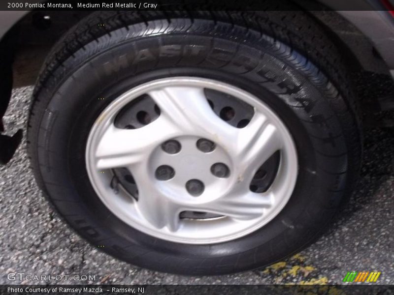 Medium Red Metallic / Gray 2000 Pontiac Montana
