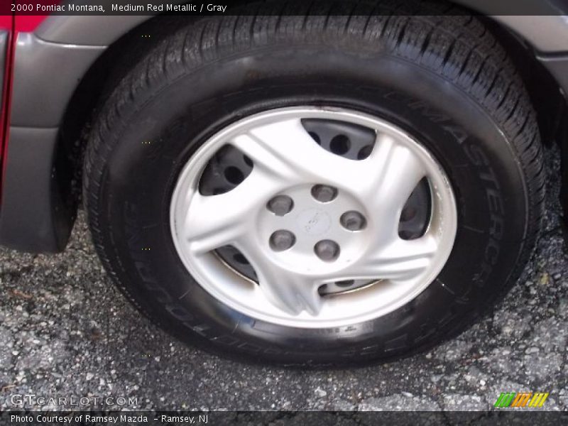 Medium Red Metallic / Gray 2000 Pontiac Montana