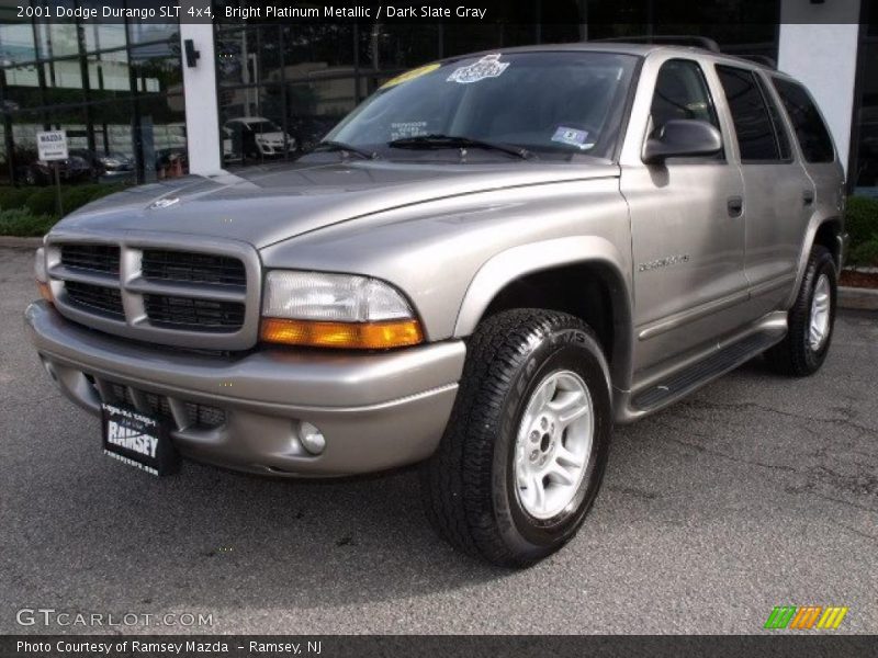 Bright Platinum Metallic / Dark Slate Gray 2001 Dodge Durango SLT 4x4