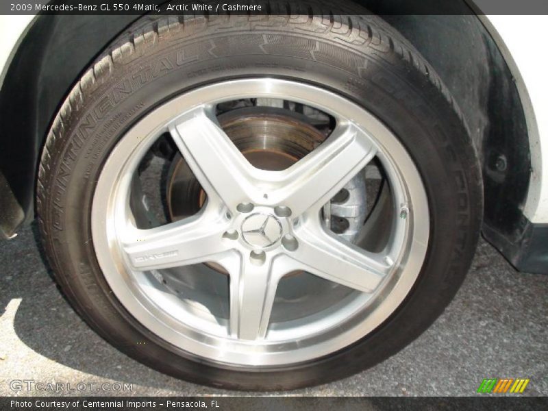 Arctic White / Cashmere 2009 Mercedes-Benz GL 550 4Matic