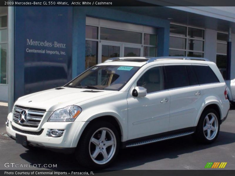 Arctic White / Cashmere 2009 Mercedes-Benz GL 550 4Matic