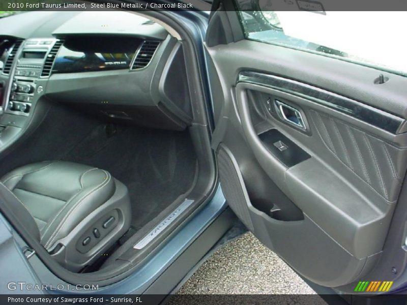 Steel Blue Metallic / Charcoal Black 2010 Ford Taurus Limited