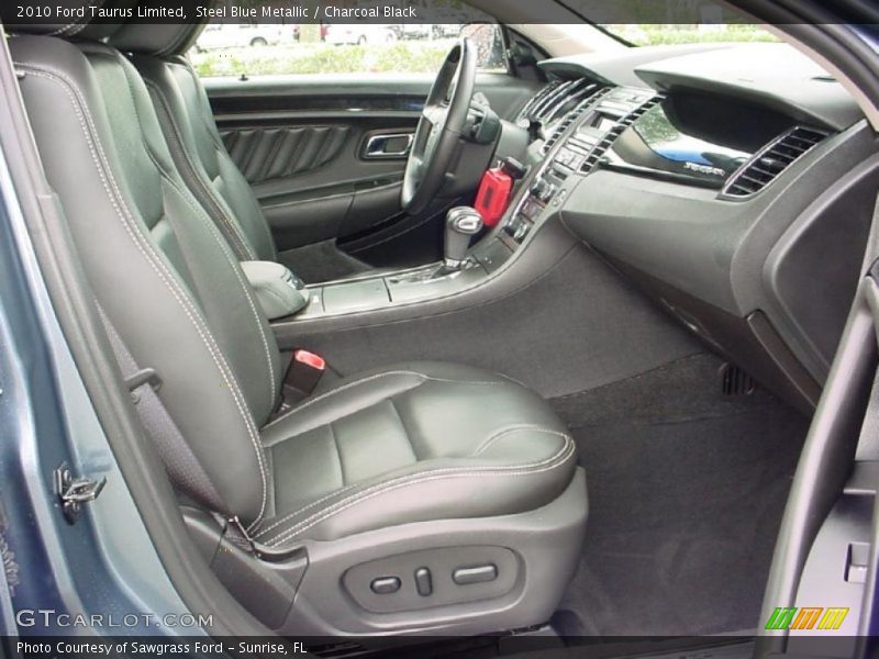Steel Blue Metallic / Charcoal Black 2010 Ford Taurus Limited