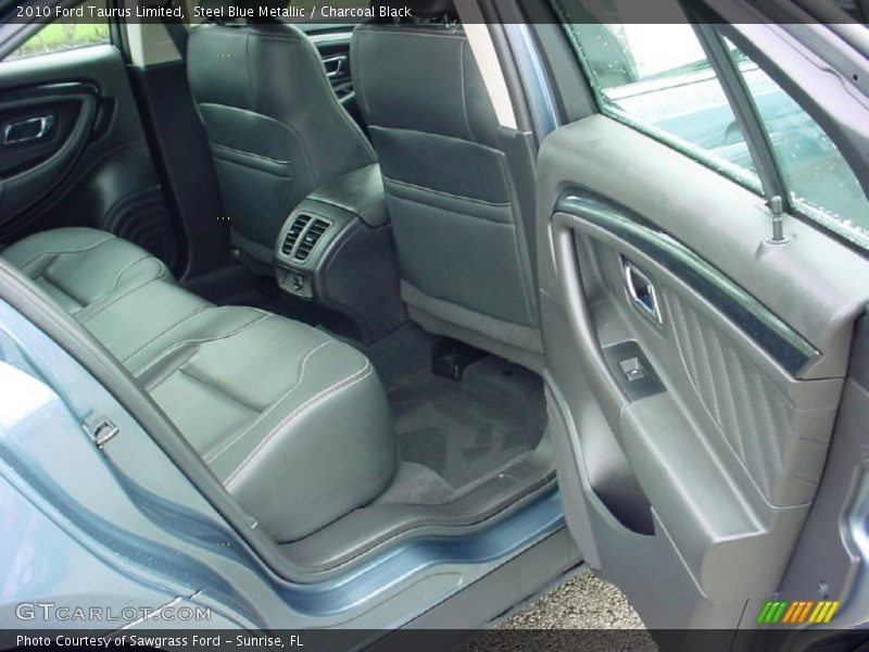 Steel Blue Metallic / Charcoal Black 2010 Ford Taurus Limited