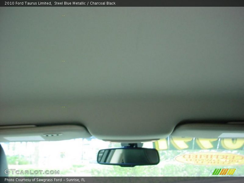Steel Blue Metallic / Charcoal Black 2010 Ford Taurus Limited