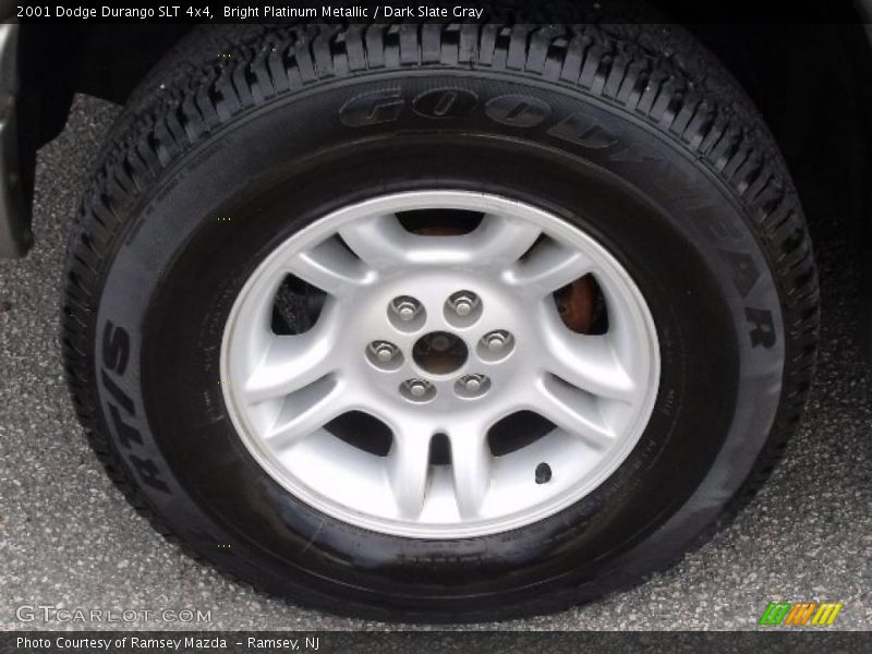 Bright Platinum Metallic / Dark Slate Gray 2001 Dodge Durango SLT 4x4