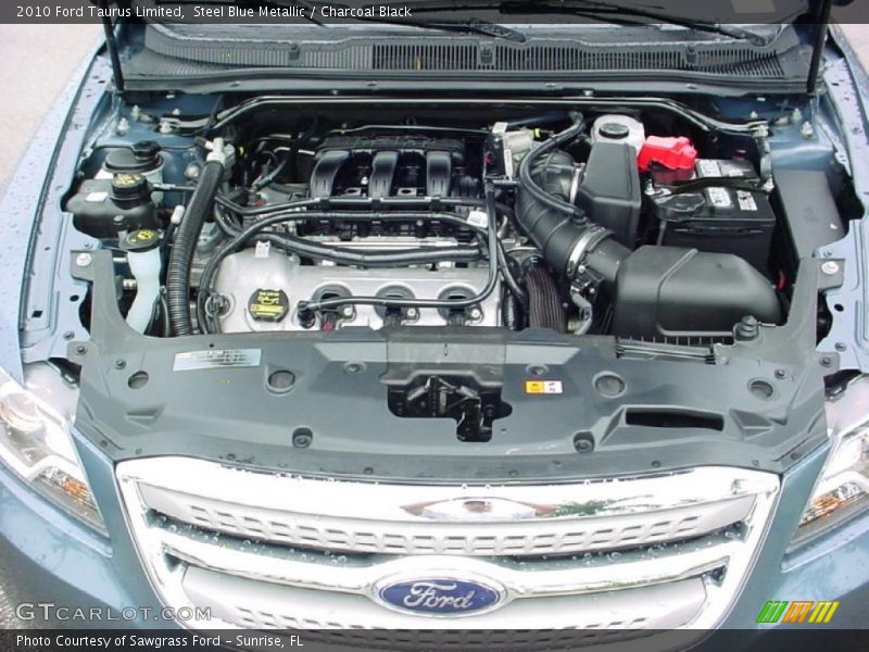 Steel Blue Metallic / Charcoal Black 2010 Ford Taurus Limited