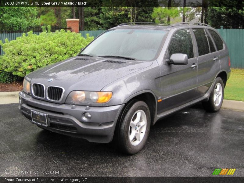 Steel Grey Metallic / Black 2003 BMW X5 3.0i