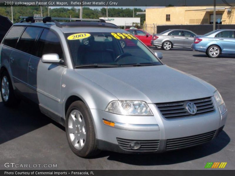 Reflex Silver Metallic / Grey 2003 Volkswagen Passat GLX Wagon