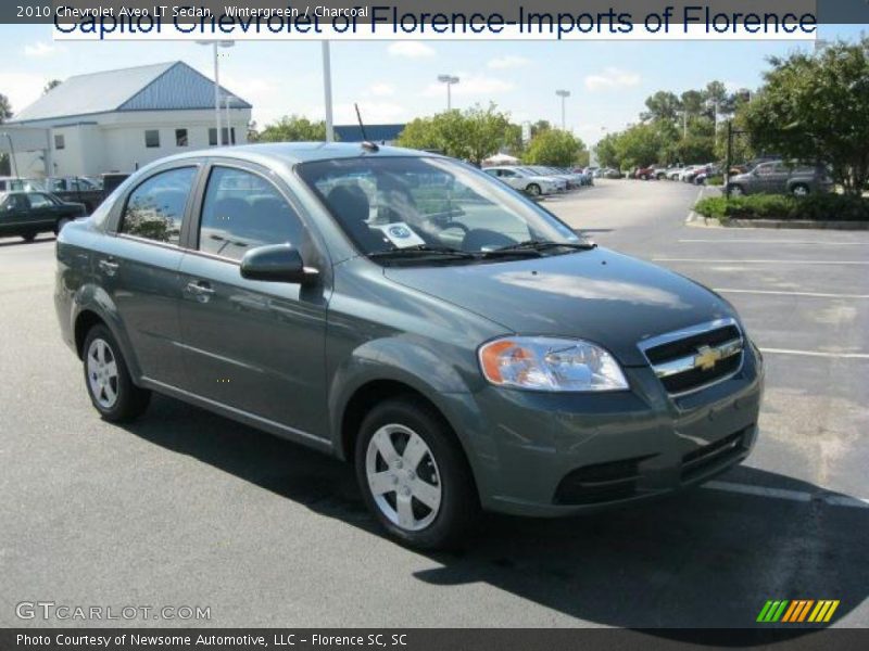 Wintergreen / Charcoal 2010 Chevrolet Aveo LT Sedan