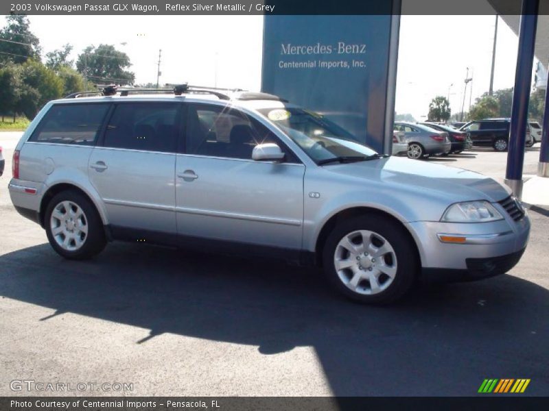 Reflex Silver Metallic / Grey 2003 Volkswagen Passat GLX Wagon