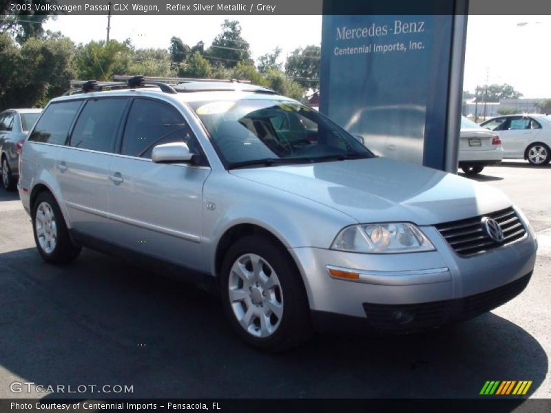 Reflex Silver Metallic / Grey 2003 Volkswagen Passat GLX Wagon