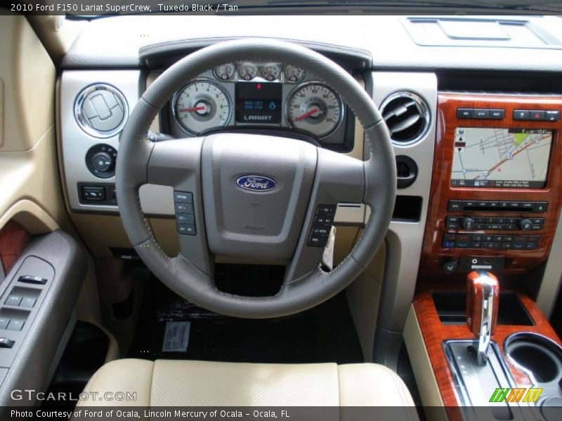 Tuxedo Black / Tan 2010 Ford F150 Lariat SuperCrew