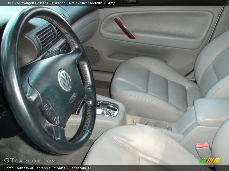 Reflex Silver Metallic / Grey 2003 Volkswagen Passat GLX Wagon