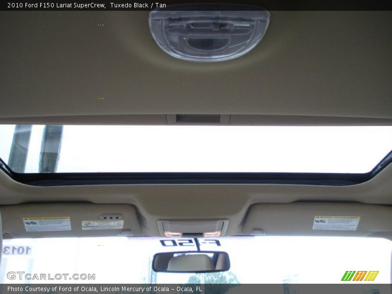 Tuxedo Black / Tan 2010 Ford F150 Lariat SuperCrew