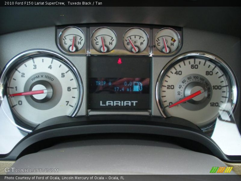 Tuxedo Black / Tan 2010 Ford F150 Lariat SuperCrew
