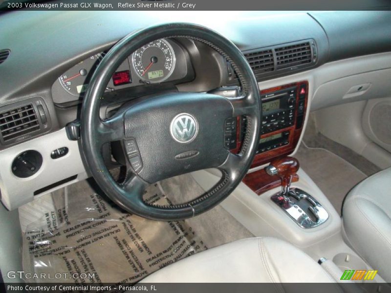 Reflex Silver Metallic / Grey 2003 Volkswagen Passat GLX Wagon
