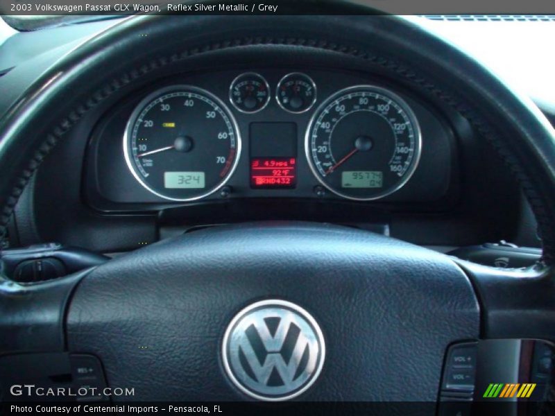 Reflex Silver Metallic / Grey 2003 Volkswagen Passat GLX Wagon