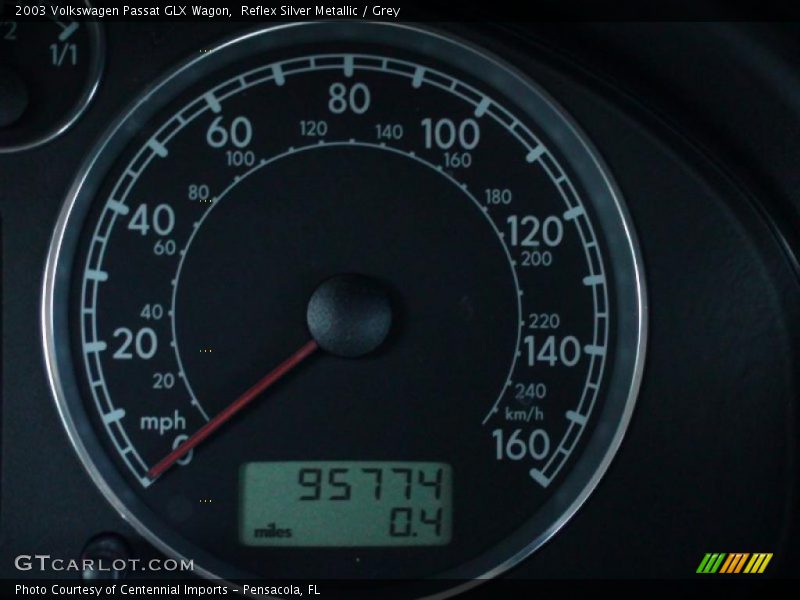 Reflex Silver Metallic / Grey 2003 Volkswagen Passat GLX Wagon