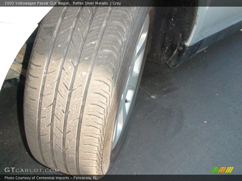 Reflex Silver Metallic / Grey 2003 Volkswagen Passat GLX Wagon