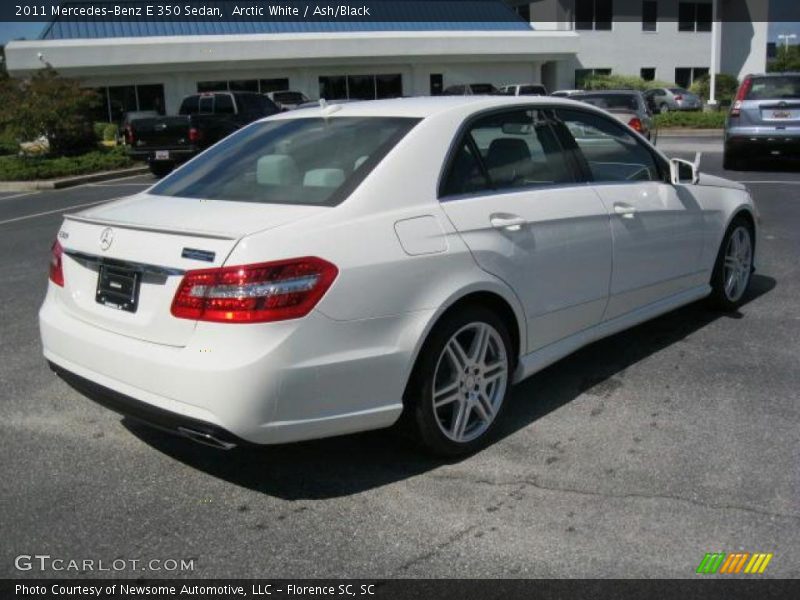 Arctic White / Ash/Black 2011 Mercedes-Benz E 350 Sedan