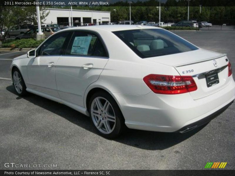 Arctic White / Ash/Black 2011 Mercedes-Benz E 350 Sedan