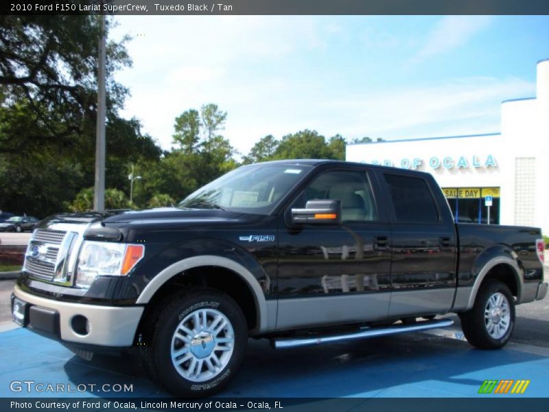 Tuxedo Black / Tan 2010 Ford F150 Lariat SuperCrew