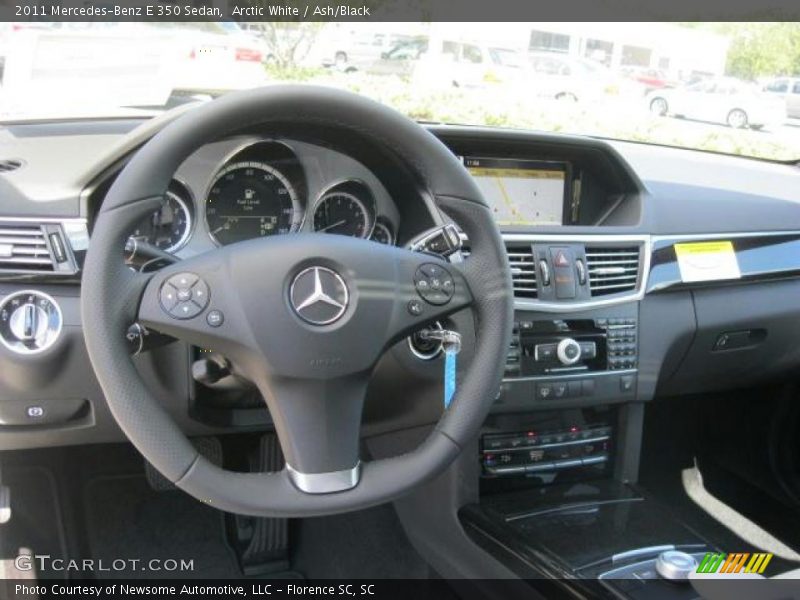 Arctic White / Ash/Black 2011 Mercedes-Benz E 350 Sedan