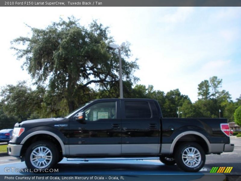 Tuxedo Black / Tan 2010 Ford F150 Lariat SuperCrew