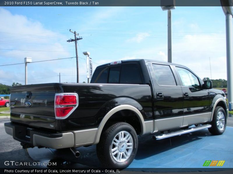 Tuxedo Black / Tan 2010 Ford F150 Lariat SuperCrew
