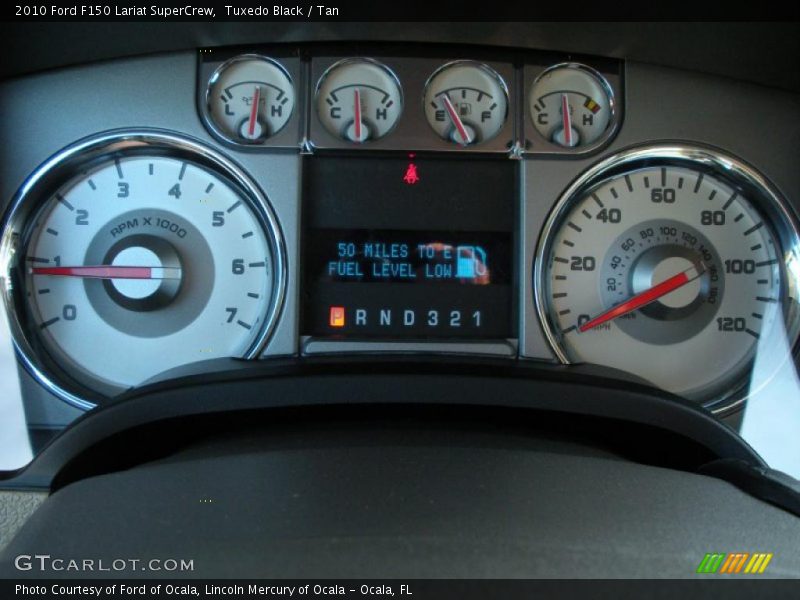 Tuxedo Black / Tan 2010 Ford F150 Lariat SuperCrew