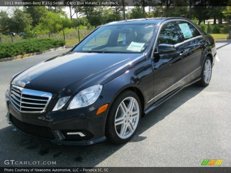 Capri Blue Metallic / Ash/Black 2011 Mercedes-Benz E 350 Sedan