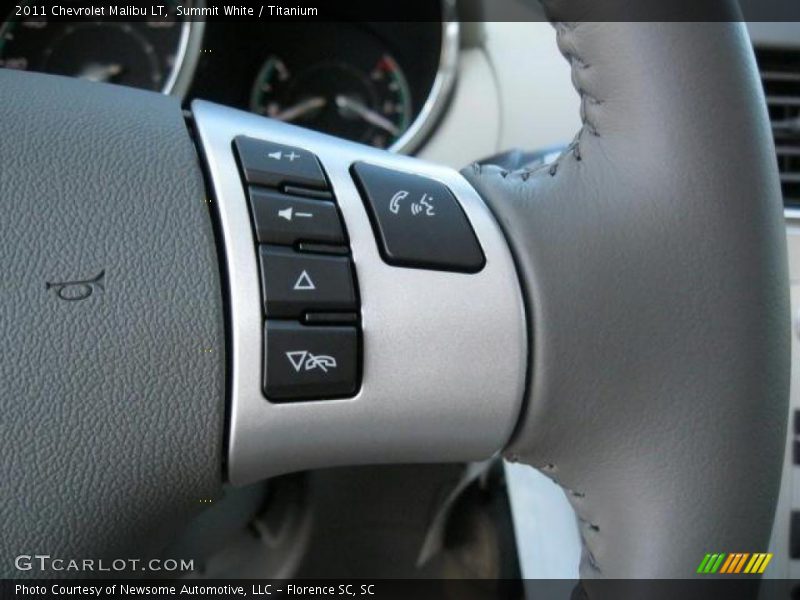 Summit White / Titanium 2011 Chevrolet Malibu LT