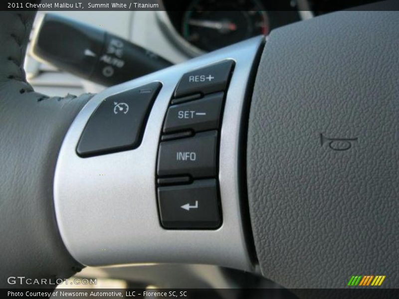 Summit White / Titanium 2011 Chevrolet Malibu LT