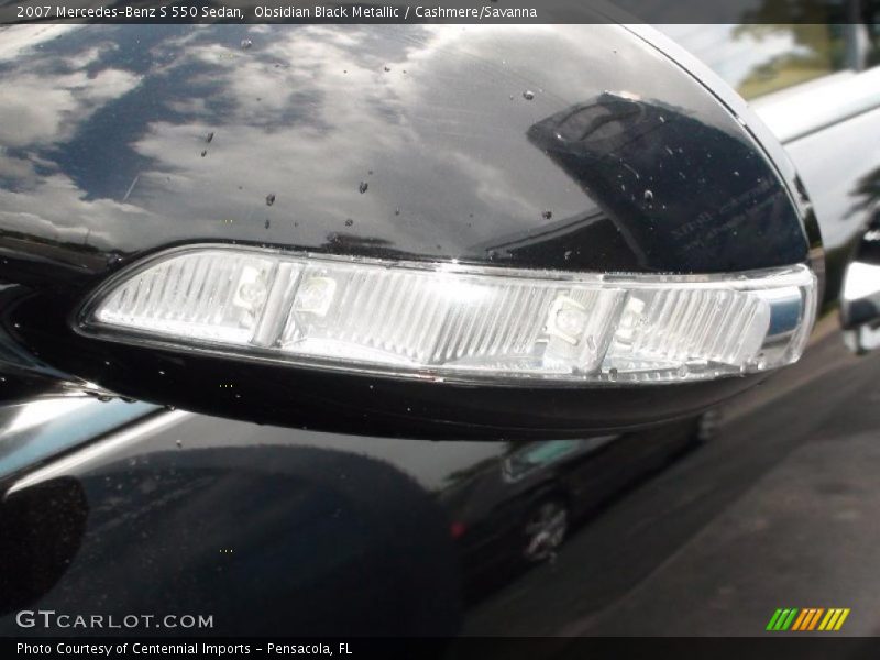 Obsidian Black Metallic / Cashmere/Savanna 2007 Mercedes-Benz S 550 Sedan