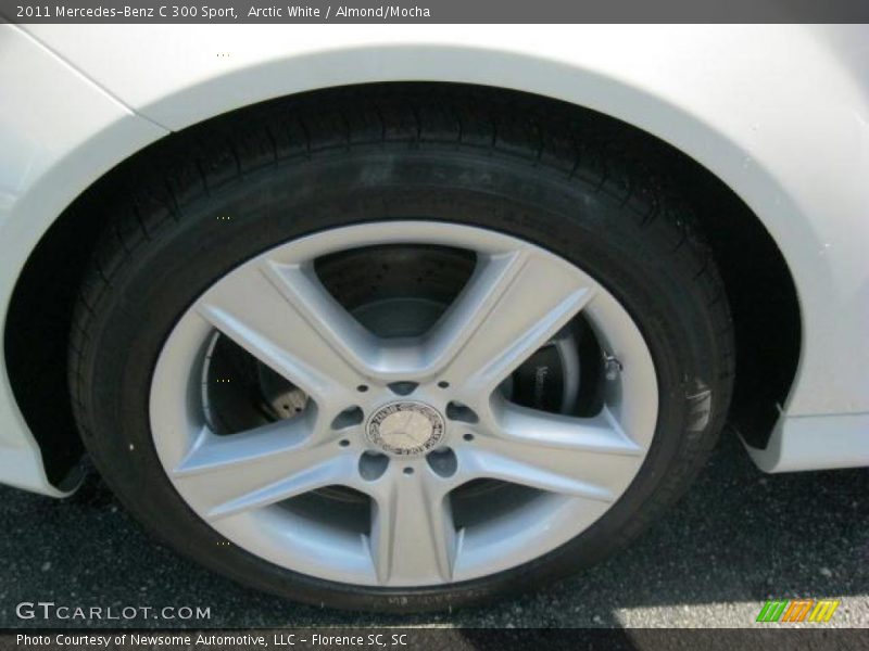 Arctic White / Almond/Mocha 2011 Mercedes-Benz C 300 Sport