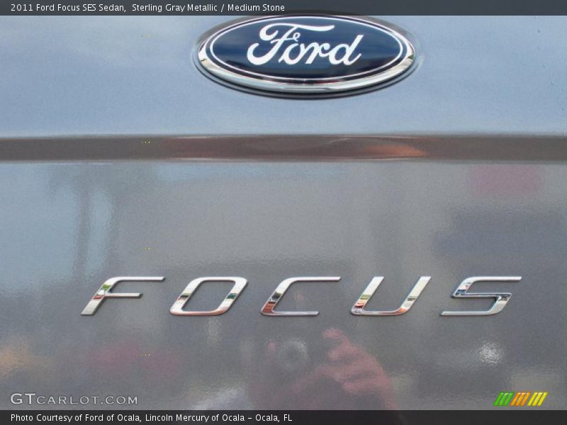 Sterling Gray Metallic / Medium Stone 2011 Ford Focus SES Sedan