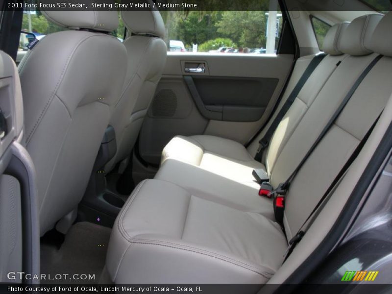 Sterling Gray Metallic / Medium Stone 2011 Ford Focus SES Sedan
