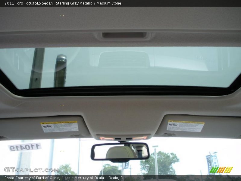 Sterling Gray Metallic / Medium Stone 2011 Ford Focus SES Sedan