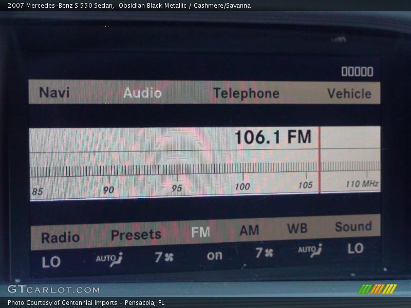 Obsidian Black Metallic / Cashmere/Savanna 2007 Mercedes-Benz S 550 Sedan